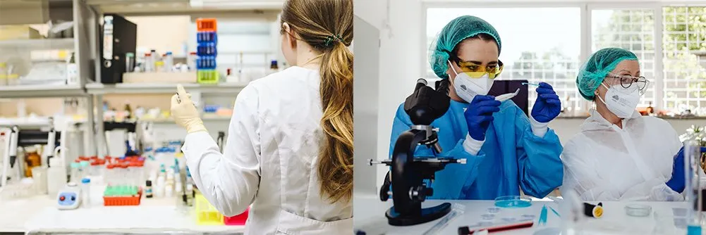 application for cover slip microscope