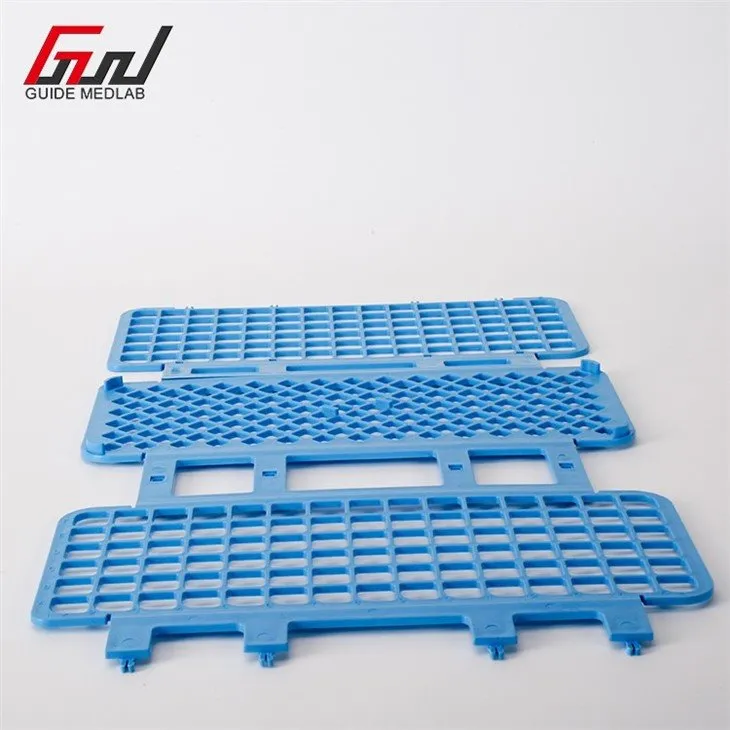 5 autoclavable test tube rack  in chemistry lab